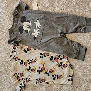 NWT 2 Disney Baby Onesies